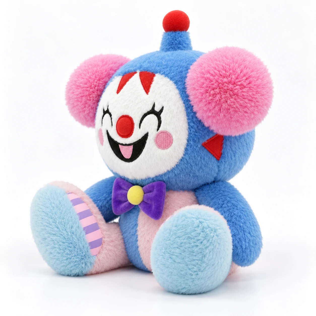 Babaru plush toy, angled view facing left