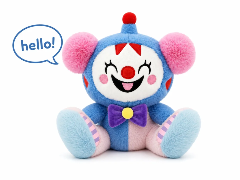 Babaru plush saying hello